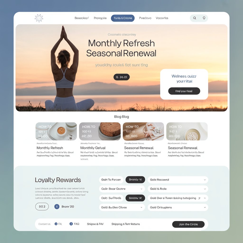 Organic Skincare template preview