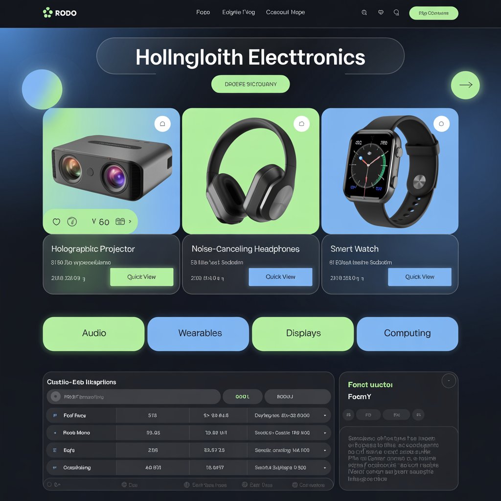 Tech Gadgets template preview
