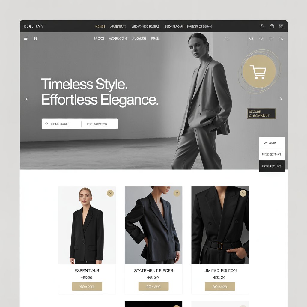 Luxury Fashion template preview