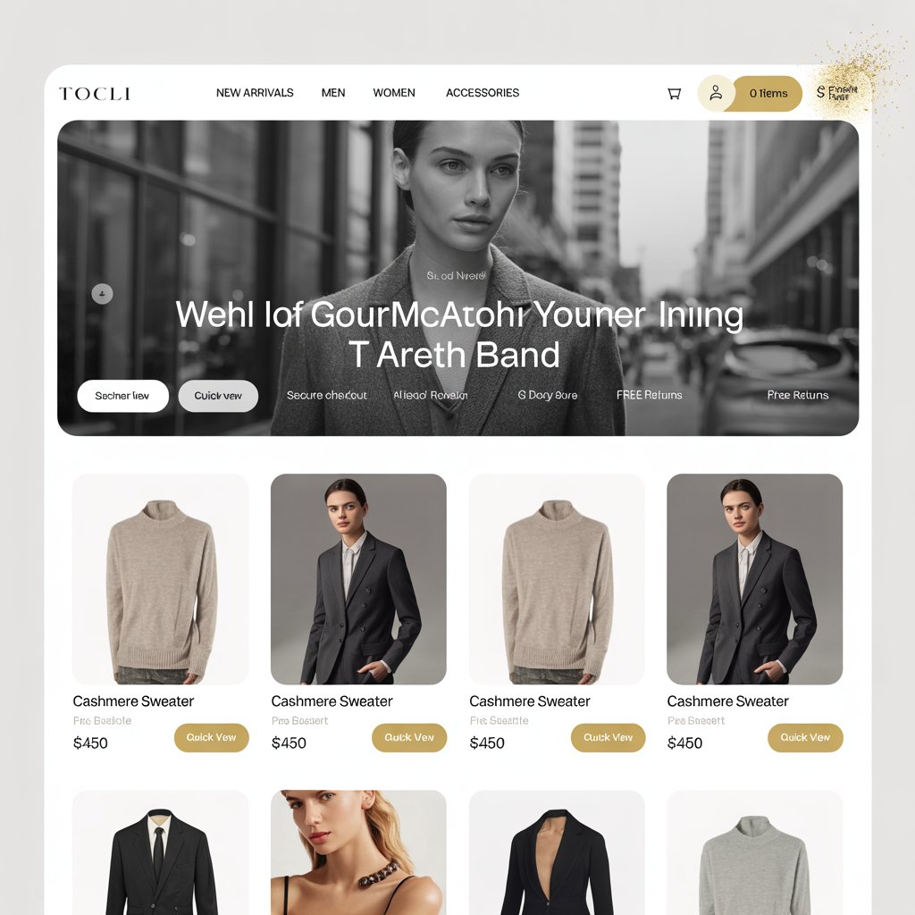 Luxury Fashion template preview