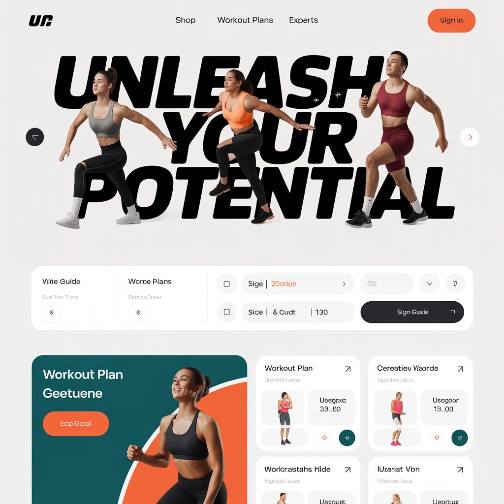 Fitness Equipment template preview